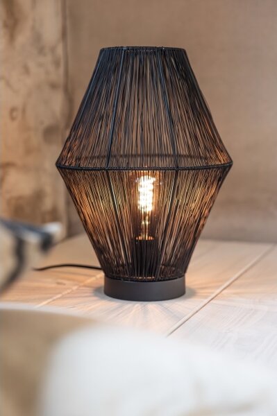 Markslöjd 108666 - Stolní lampa CASA 1xE27/40W/230V černá