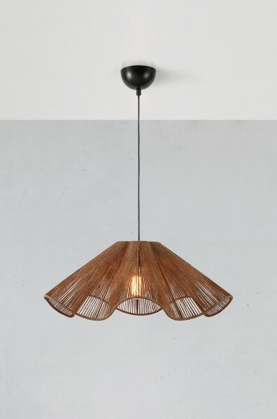 Markslöjd 108681 - Lustr na lanku NAMI 1xE27/40W/230V hnědá