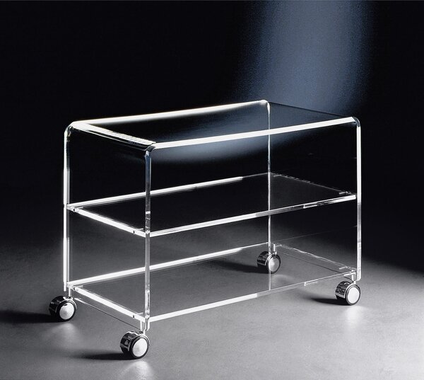 KOMODA POD TELEVIZI, čiré, 63/48/38 cm - Online Only TV příslušenství, Online Only
