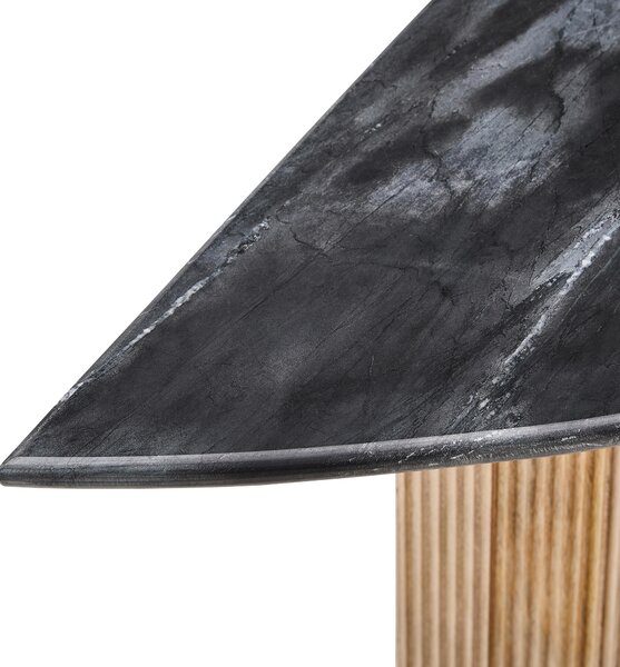 KONZOLOVÝ STOLEK, mangové dřevo, přírodní barvy, černá, 100/76/40 cm Livetastic - Konzolové stolky, Online Only