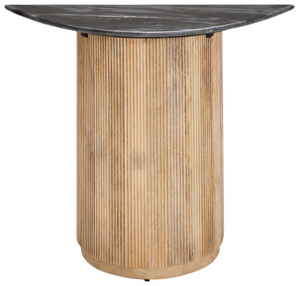 KONZOLOVÝ STOLEK, mangové dřevo, přírodní barvy, černá, 100/76/40 cm Livetastic - Konzolové stolky, Online Only
