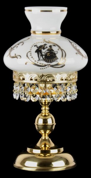 Ručně malovaná lampa do obývacího pokoje "Lady & Gentleman" SE-9260-1-RP