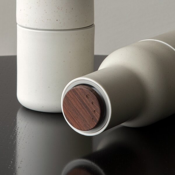 AUDO COPENHAGEN Mlýnky na sůl a pepř Bottle, Ceramic, Sand, set 2ks