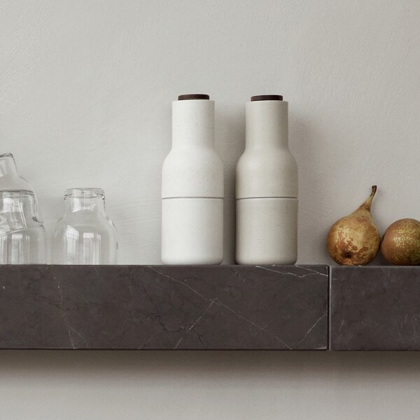 AUDO COPENHAGEN Mlýnky na sůl a pepř Bottle, Ceramic, Sand, set 2ks