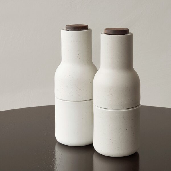 AUDO COPENHAGEN Mlýnky na sůl a pepř Bottle, Ceramic, Sand, set 2ks