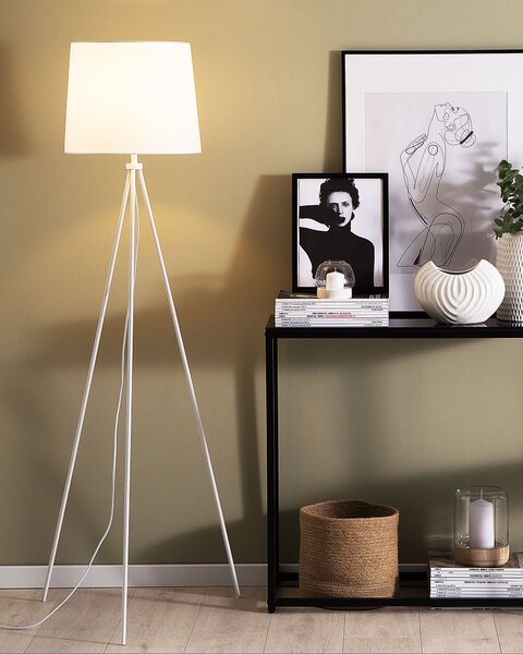 Stojací lampa SAMBRA Kov Bílá