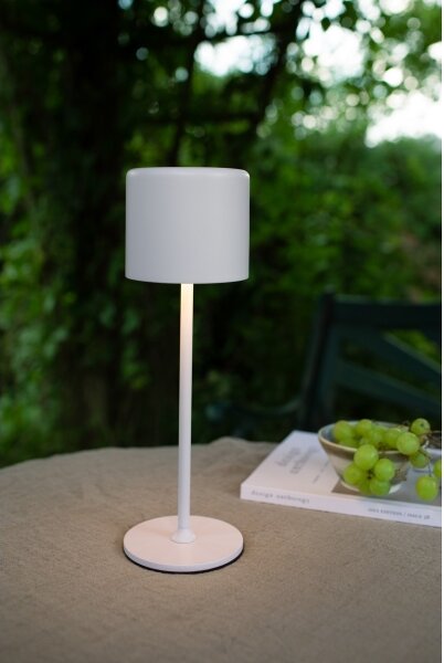 Markslöjd 108658 - LED Stmívatelná nabíjecí lampa FILO LED/2W/5V IP44 30 cm bílá
