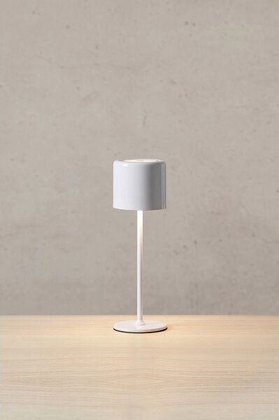 Markslöjd 108658 - LED Stmívatelná nabíjecí lampa FILO LED/2W/5V IP44 30 cm bílá