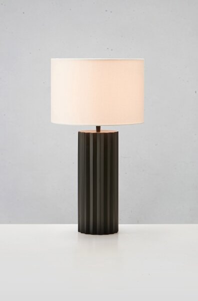 Markslöjd 108670 - Stolní lampa HASHIRA 1xE27/40W/230V bílá/černá