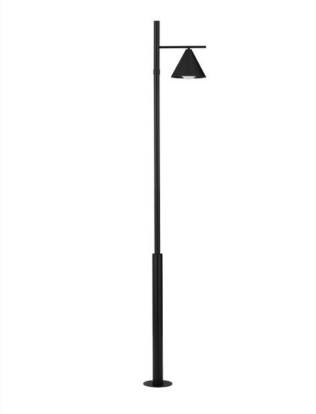 Vonkajšia stojaca lampa Orix čierna 1x12 W
