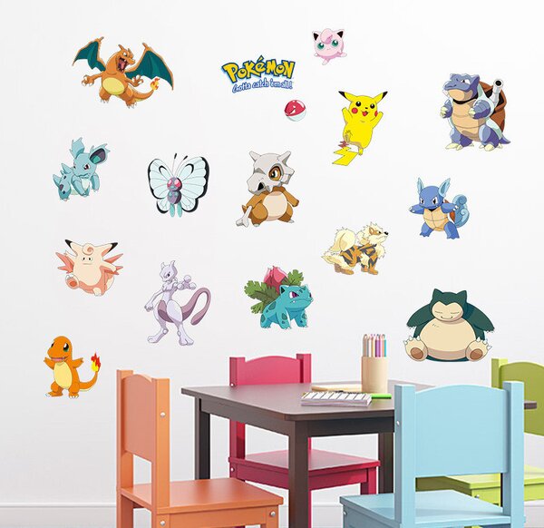 Samolepka na zeď "Pokémon" 30x90 cm