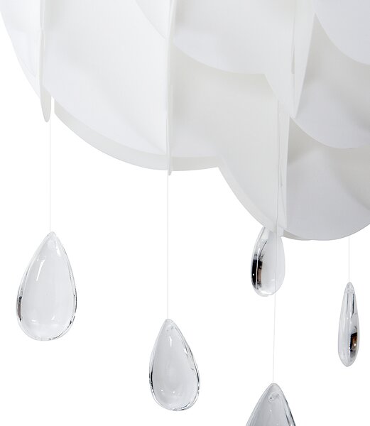 Závěsná lampa AILENNE Bílá