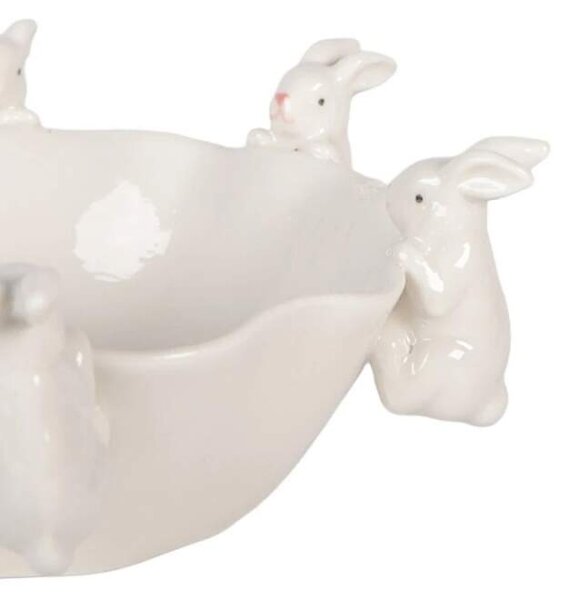 Keramická miska "Králičci" - 21 cm
