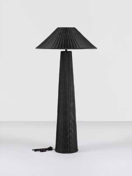 Vonkajšia stojaca lampa Plom čierna 1x12 W – Černá