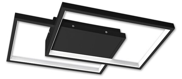 LED Stmívatelné stropní svítidlo LED/45W/230V 3000-6500K černá + DO