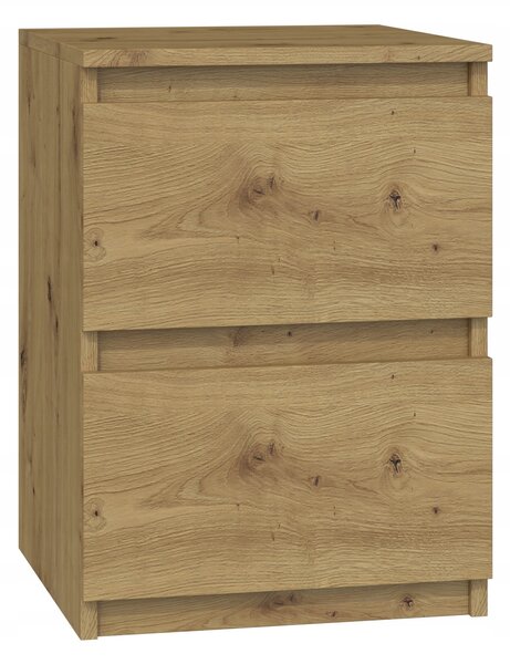 Noční stolek TopEshop Malwa M2 30x30x40 cm dub artisan