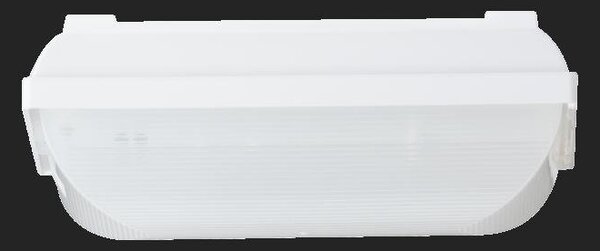 OS 57760 ELEKTRA 1 stropní/nástěnné průmyslové plastové svítidlo bílá IP54 4000 K 8W LED - OSMONT