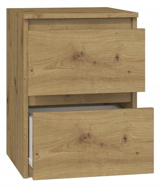 Noční stolek TopEshop Malwa M2 30x30x40 cm dub artisan