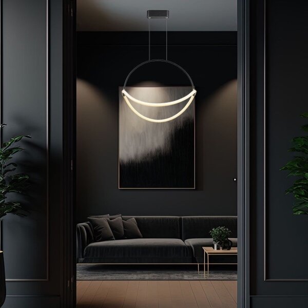 LED Lustr na lanku LED/16W/230V 4000K