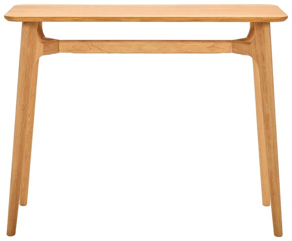 KONZOLOVÝ STOLEK, dub, přírodní barvy, 100/80/35 cm MID.YOU - Konzolové stolky, Online Only
