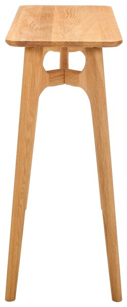 KONZOLOVÝ STOLEK, dub, přírodní barvy, 100/80/35 cm MID.YOU - Konzolové stolky, Online Only