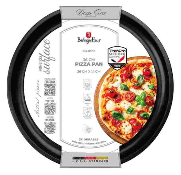 Pánev na pizzu s titanovým povrchem 36 cm Dep Sea Collection