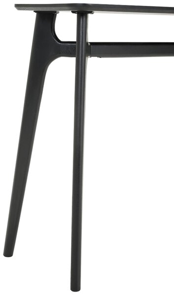 KONZOLOVÝ STOLEK, dub, černá, 100/80/35 cm MID.YOU - Konzolové stolky, Online Only