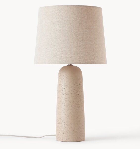 Velká stolní lampa's betonovou podstavou Kaya