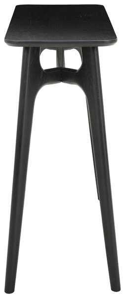KONZOLOVÝ STOLEK, dub, černá, 100/80/35 cm MID.YOU - Konzolové stolky, Online Only