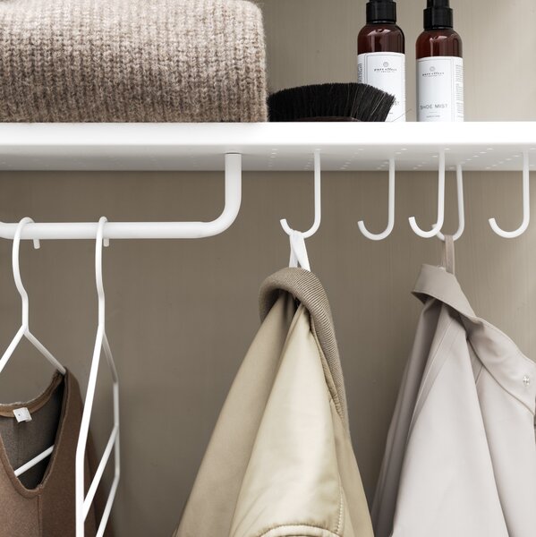 STRING Sada ramínek na šaty 4ks, White