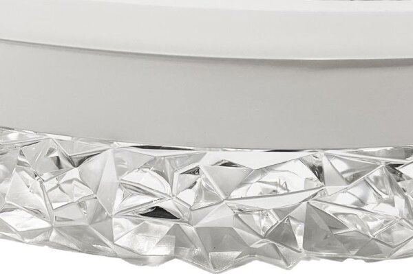LED Stmívatelný přisazený lustr LED/86W/230V 3000-6500K bílá + dálkové ovládání