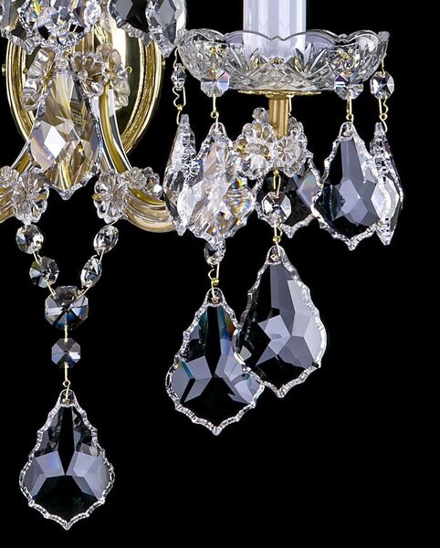 Nástěnná lampa Marie Terezie N16225CLN, Varianta Zlatá