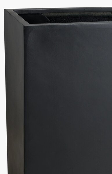 Květináč ELEMENTO, sklolaminát, šířka 88 cm, antracit
