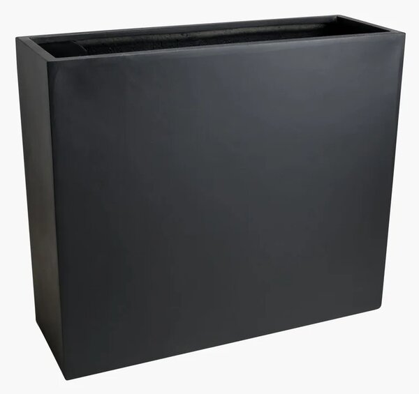 Květináč ELEMENTO, sklolaminát, šířka 88 cm, antracit