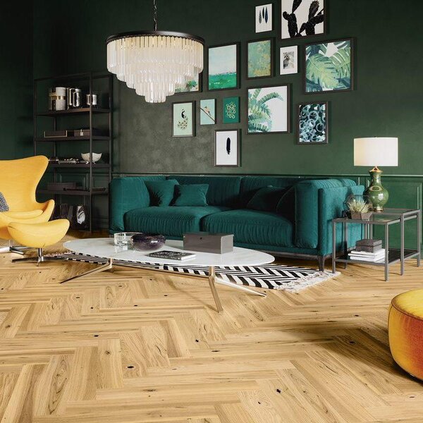 Floor Forever Pure Wood Dub Fishbone Lyra (Rustik) 0,5 m2
