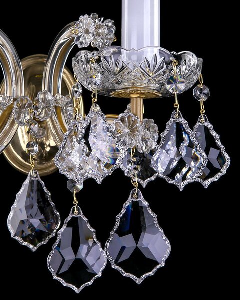 Nástěnná lampa Marie Terezie N16226CLN, Varianta Zlatá