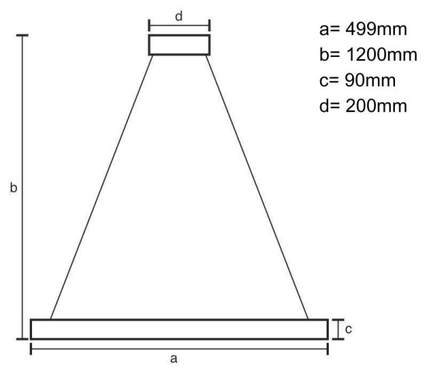 LED Stmívatelný lustr na lanku LED/80W/230V 3000-6500K černá + dálkové ovládání