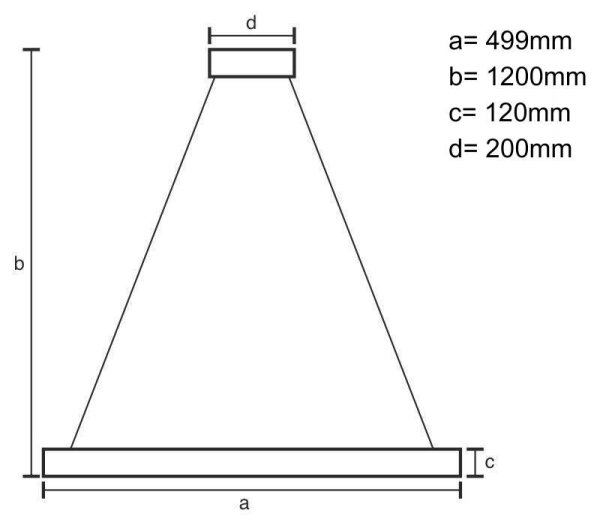 LED Stmívatelný lustr na lanku LED/90W/230V 3000-6500K černá + dálkové ovládání