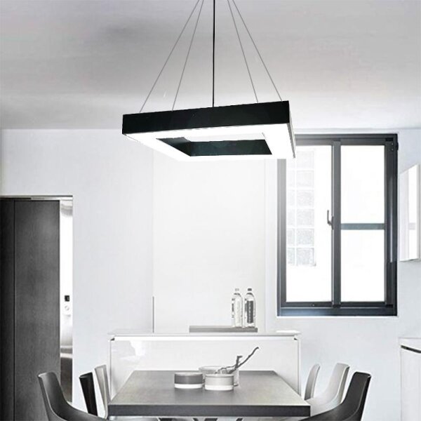 LED Lustr na lanku LED/55W/230V 4000K 80x80 cm