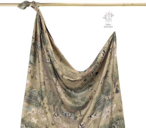 Bambusové letní deky - Letní bambusová deka z kolekce pohádky z venkova 150x160 cm