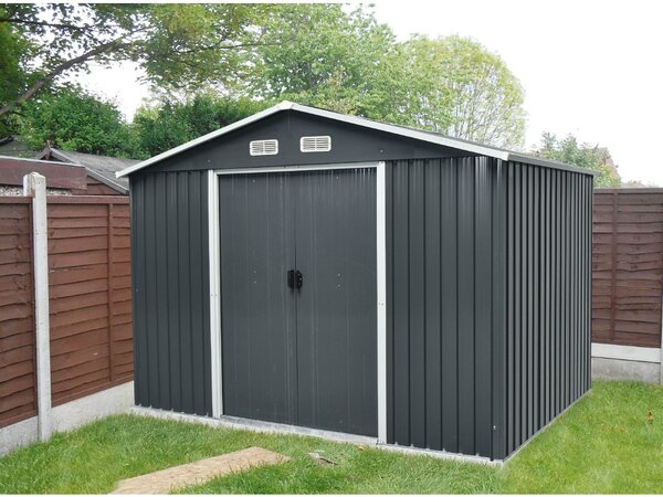 Zahradní domek BestBerg ZDB-7A / 7,2 m² / 301 x 238 x 214 cm / šedá