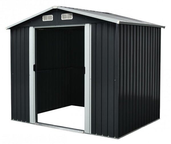 Zahradní domek BestBerg ZDB-4A / 4,1 m² / 236 x 174 x 206 cm / šedá