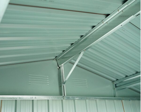 Zahradní domek BestBerg ZDB-4D / 4,1 m² / 236 x 174 x 206 cm / dekor dřevo/hnědá