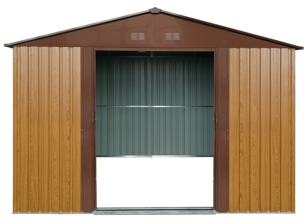 Zahradní domek BestBerg ZDB-7D / 7,2 m² / 301 x 238 x 214 cm / dekor dřevo/hnědá