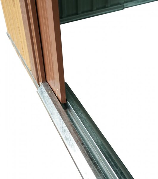 Zahradní domek BestBerg ZDB-4D / 4,1 m² / 236 x 174 x 206 cm / dekor dřevo/hnědá