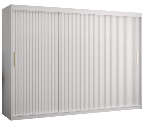 Třídveřová skříň Towiro Slim 1 250, Barva: černá 5903211199325