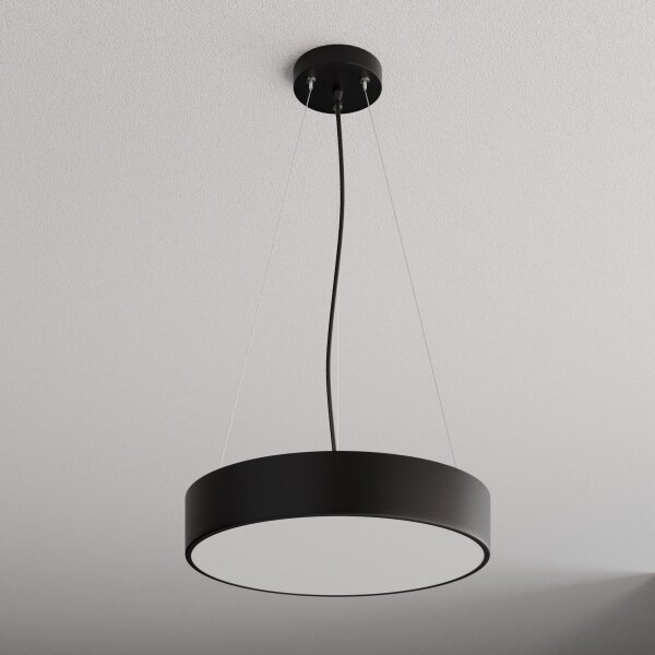 Lustr na lanku CLEO 3xE27/24W/230V pr. 40 cm černá
