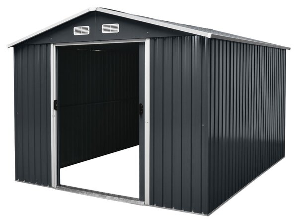 Zahradní domek BestBerg ZDB-9A / 9 m² / 279 x 324 x 211 cm / šedá