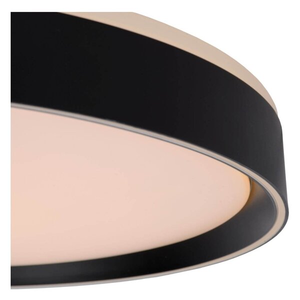 Lucide 79182/36/30 LED přisazené stropní svítidlo Nuria 1x36W | 2880lm | 2700K - černá, stmívatelné
