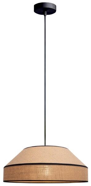 Lustr na lanku MANISO 1xE27/60W/230V pr. 45 cm béžová